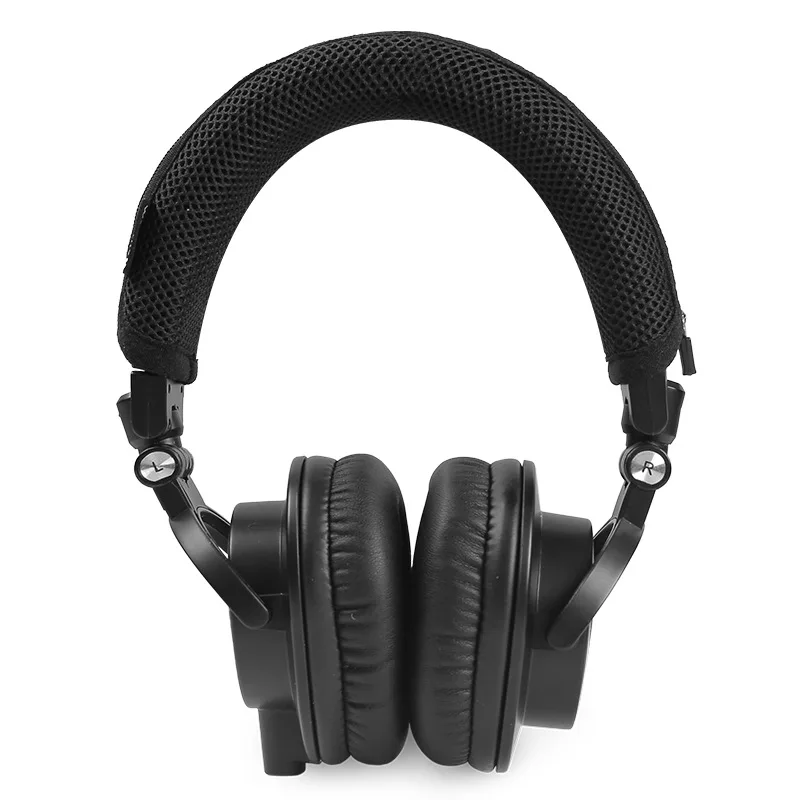 Headphone Zipper Head Beam Cover for Audio-Technica ATH-M50X M50X Breathable Mesh Cloth Protective Case Headset Headbeam