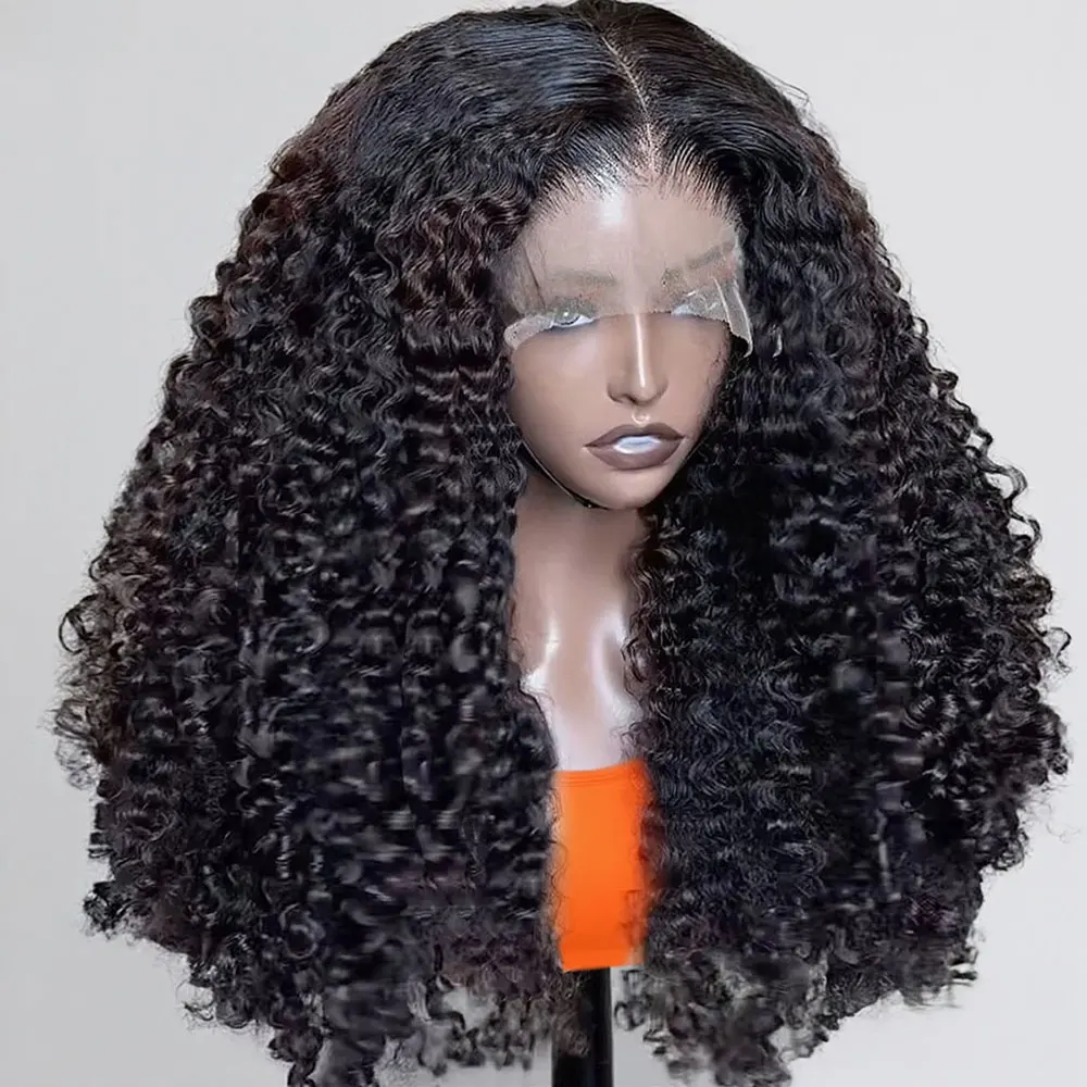 Curly Wig Human Hair 13x6 HD Lace Frontal Deep Wave Wig Ready To Wear Short Bob Wig 7x5 Glueless Wigs Lace Front Human Hair Wigs