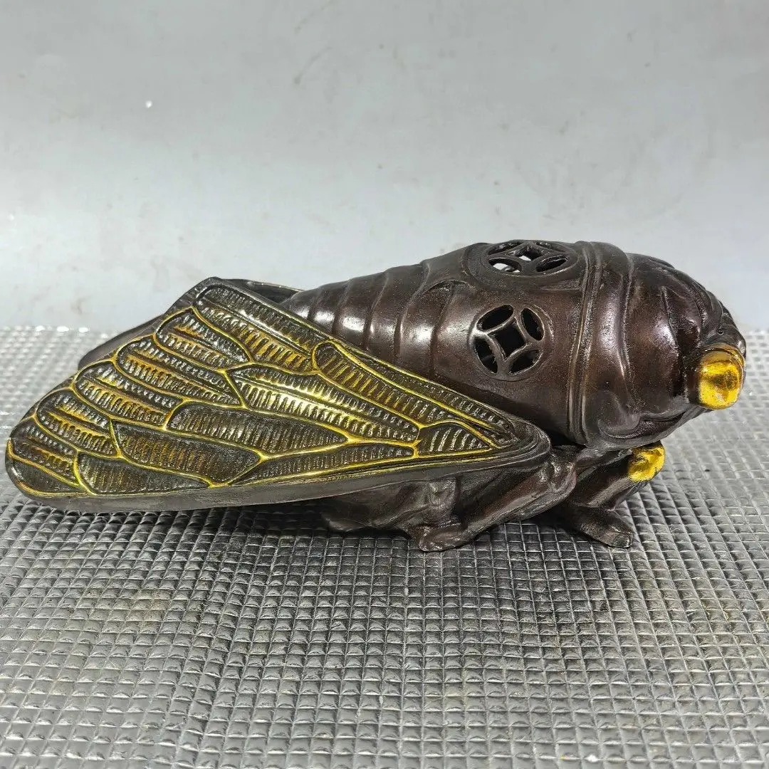 Cicada incense burner Statue Sculpture Figurine Home Decoration