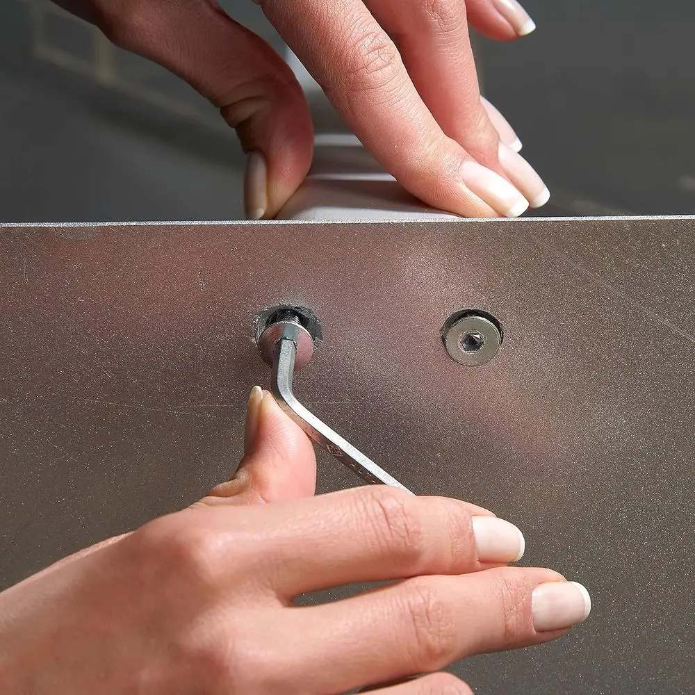 حامل Flyer متعرج أكريليك محمول مع 6 أرفف للعروض التجارية والمعارض