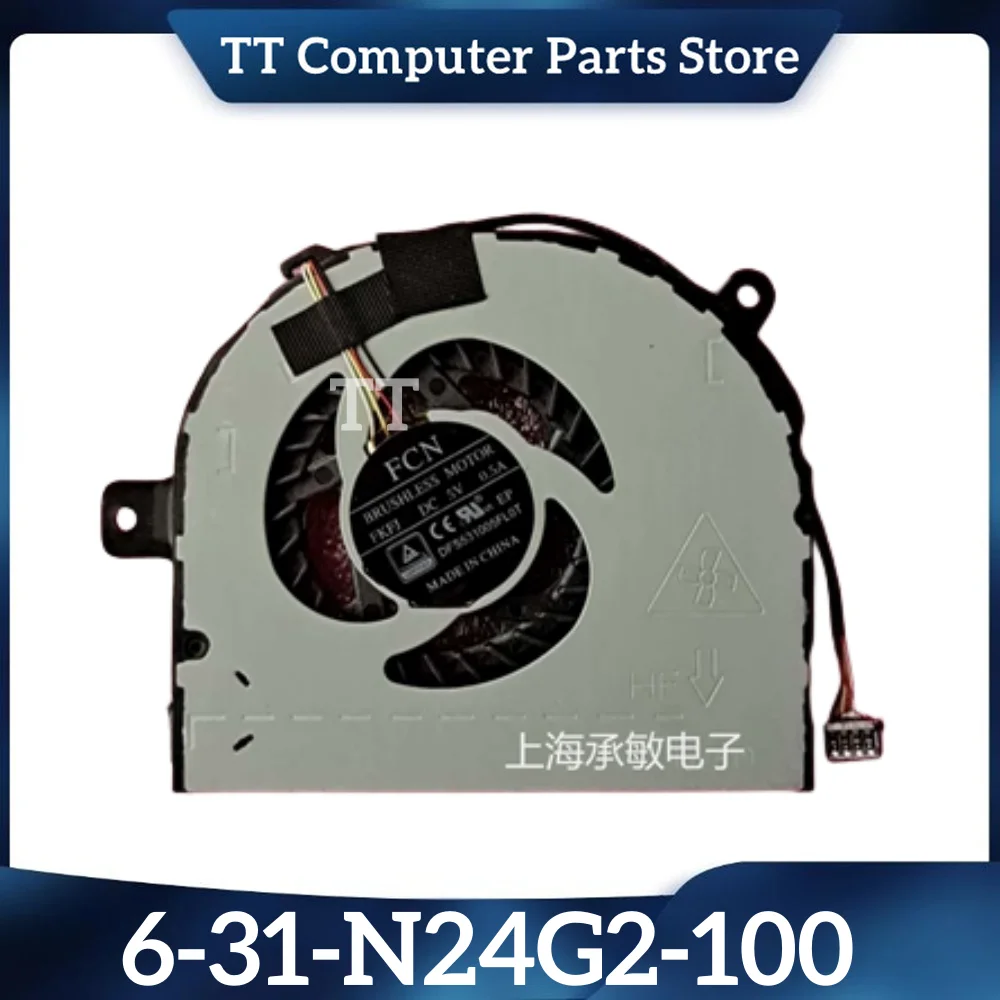 

Новый оригинальный вентилятор охлаждения процессора ноутбука TT, радиатор для LanTian 6-31-N24G2-100 FKFJ, быстрая доставка