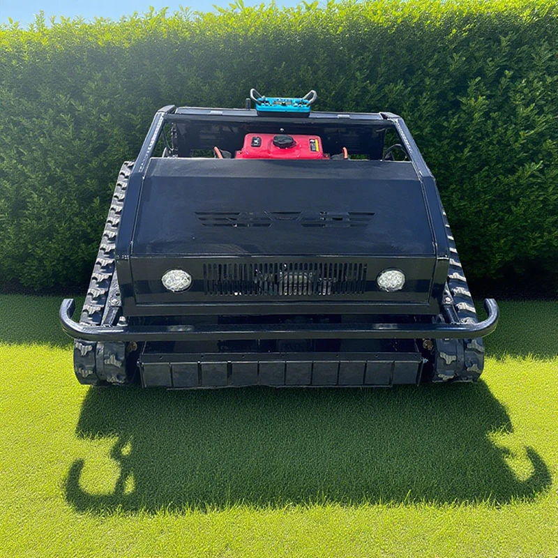 Remote Control Robotic Lawnmower - Garden Robot Lawn Mowing Efficient Diesel Engine Electric Start Chinese Customizable