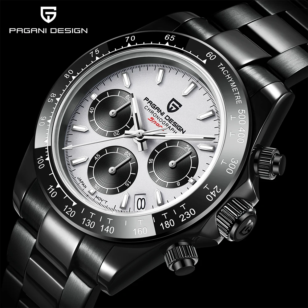 PAGANI DESIGN Top Marke männer Sport Quarz Uhren Saphir Edelstahl Wasserdicht Chronograph Uhr Mans Relogio Masculino