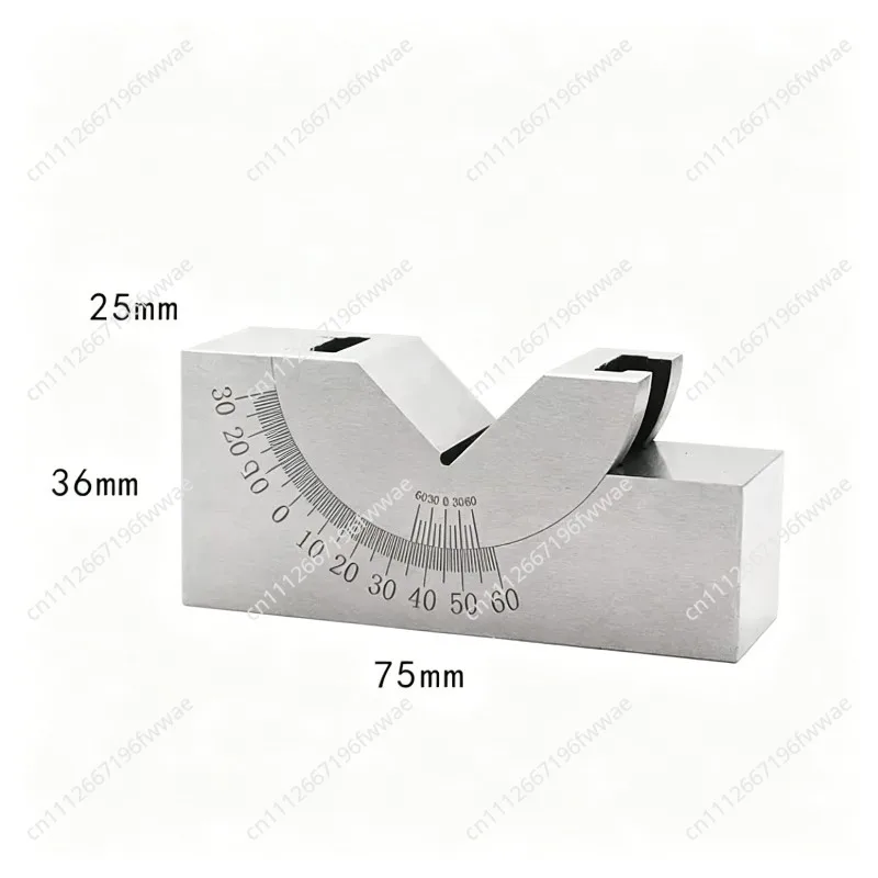 For AP25  Precision Gauge Micro Adjustable Angle V Block Milling Setup 0 To 60 Degree  Plate Angle Block Angle Gauge