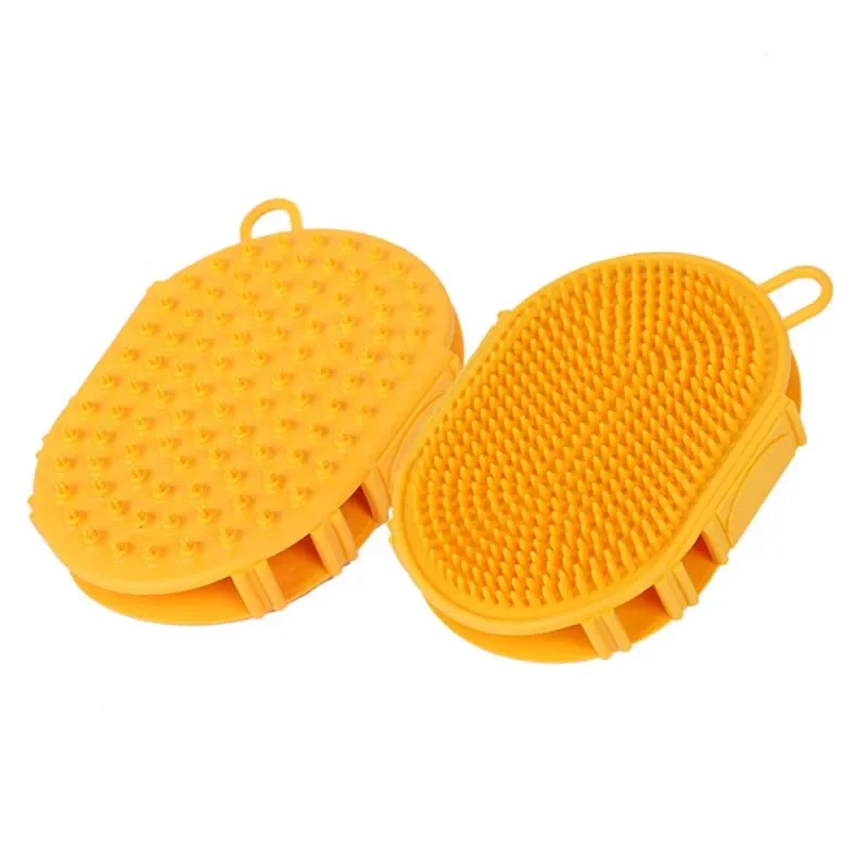 Pet Bathing Brush Double-sided Cat Massage Comb Rubber Glove Haircut Accessories Small Dog Kitten Clean Cleaning Products