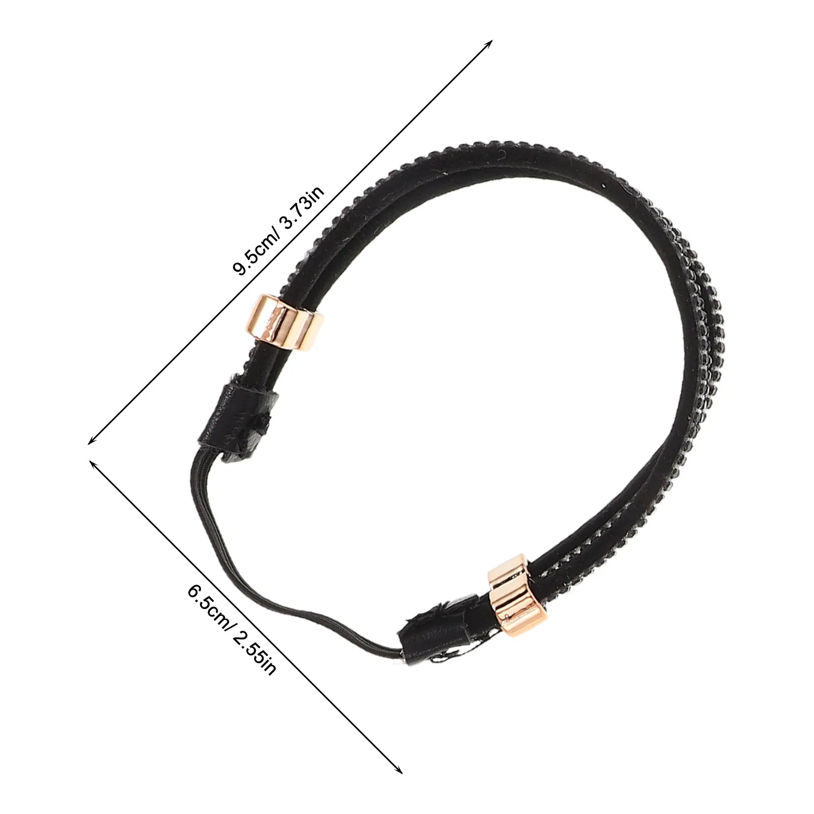 6Pairs High Heel Shoe Bands Elastic Rhinestone Straps Preventing Slip Suitable for Sandals Slippers Replacement Accessories