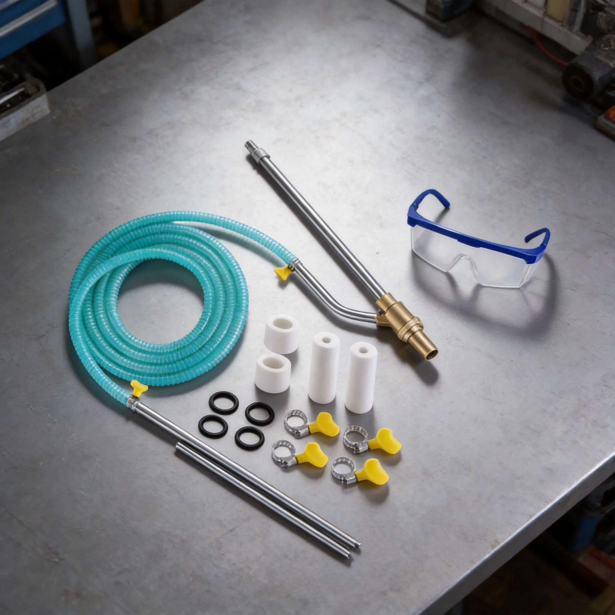 

16-дюймовый сопло для пескоструйных аппаратов высокого давления с разъемом M22 из нержавеющей стали для эффективного удаления ржавчины