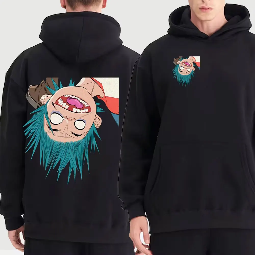 Fashion Gorillaz Rock Band Printed Hoodie  Hoodie Men Streetwear Harajuku Unisex Clothing Pullover New in Hoodies & Sweatshirts