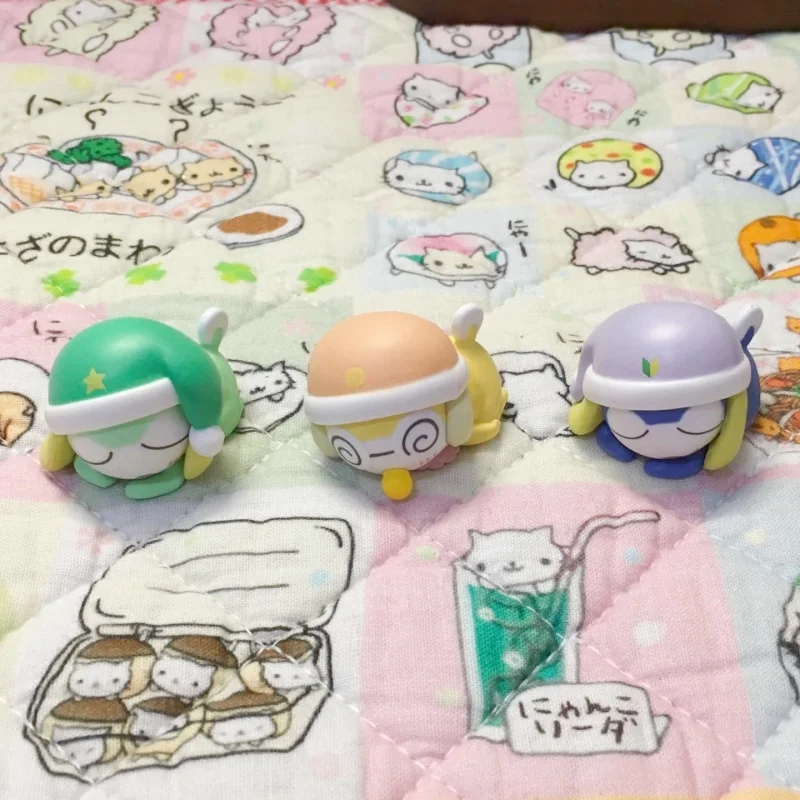 بانداي الرقيب الأصلي. الضفدع أنيمي الشكل غاشابون كيرورو جيورو تاما الحلي الصغيرة ألعاب شخصيات الحركة للبنين بنات أطفال هدية #6