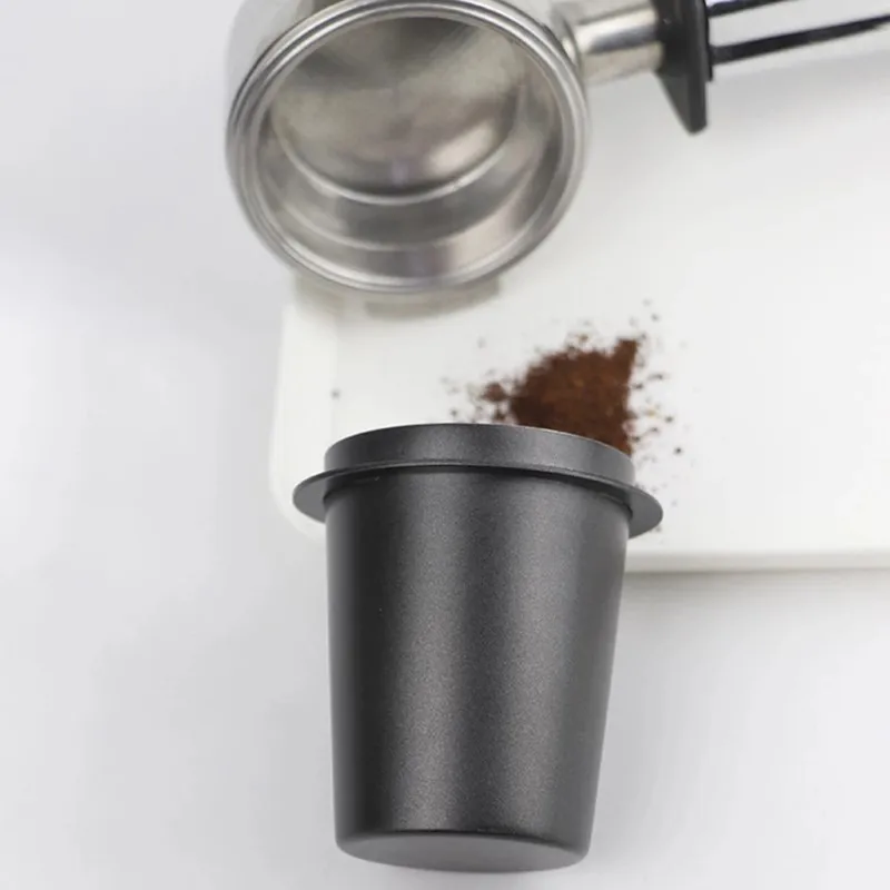 58mm 51mm Coffee Dosing Cup Sniffing Mug for Espresso Machine Resistant Stainless Steel Coffee Dosing Cup Coffeeware Accessories