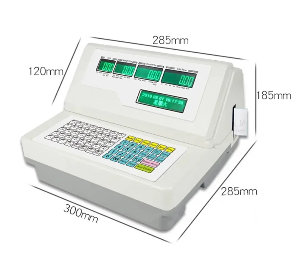 Scale with Built in Label Sticker Printer 30kg 60kg