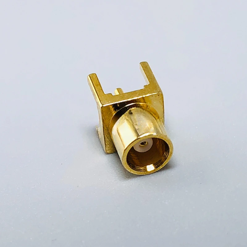 MCX-KE Printed Board Holder MCX-KHD Five-leg Angled Antenna Holder MCX Female PCB Board End Socket