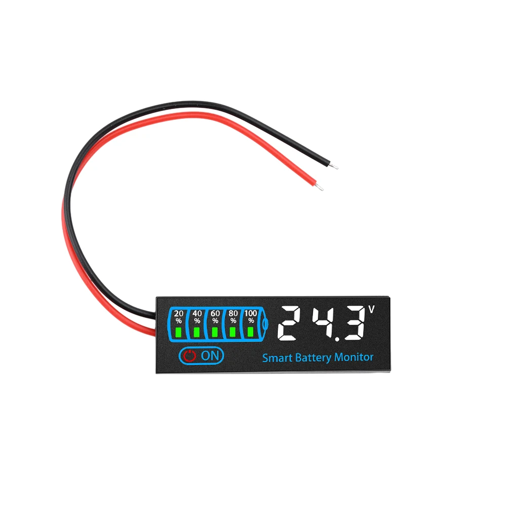 DC 7-40V LED Batteriekapazitätsanzeige Leistungsanzeigepanel Lithium-Blei-Säure-Batteriekapazität Spannungsmessgerät Modul – Detail 10