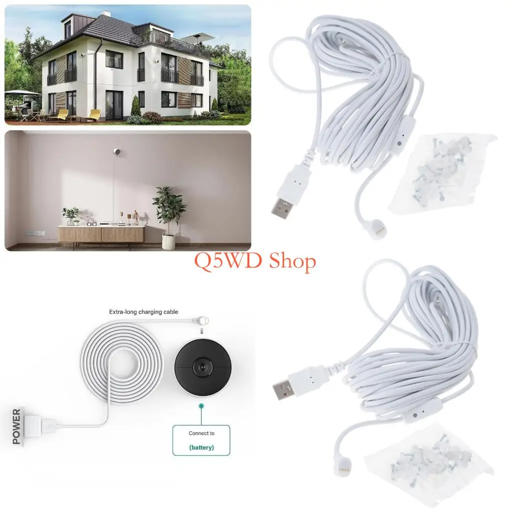 

Q5WD повышает долговечность зарядного кабеля для камер NEST, обеспечивая высокую производительность в помещении и на открытом м