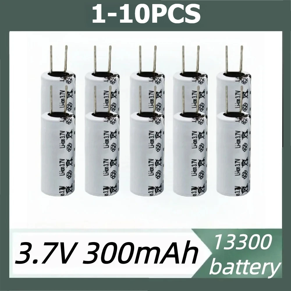 Capacitor 13300 3.7V 300mAh High Rate Toy Gun Mite Remover Dog Trainer Electric Toothbrush Nail Clipper Lithium Battery