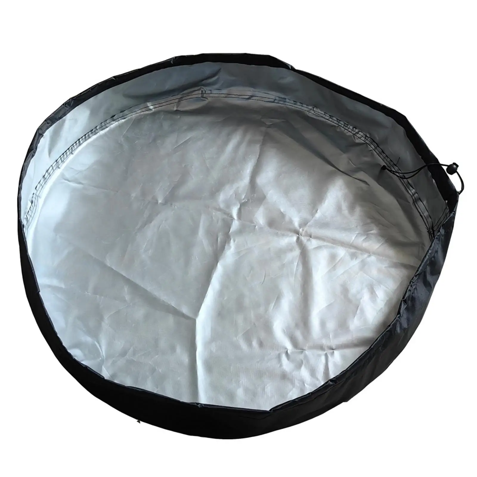 

Oxford Fabric Drum Cover 55 Gallon Rainproof Dustproof Adjustable Barrel Lid for Industrial Water Storage and Trash Can