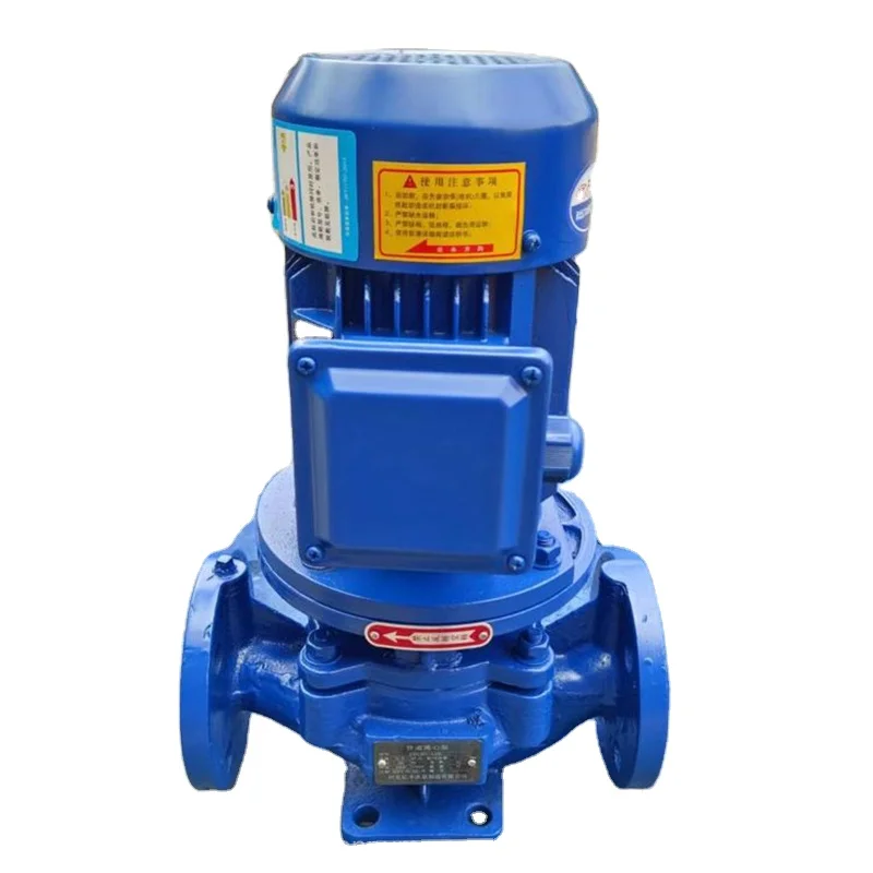 ISG150-160B Vertical Single-stage Pipeline Pump IRG Hot Water Circulation Booster Pump Chemical Centrifugal Oil Pump