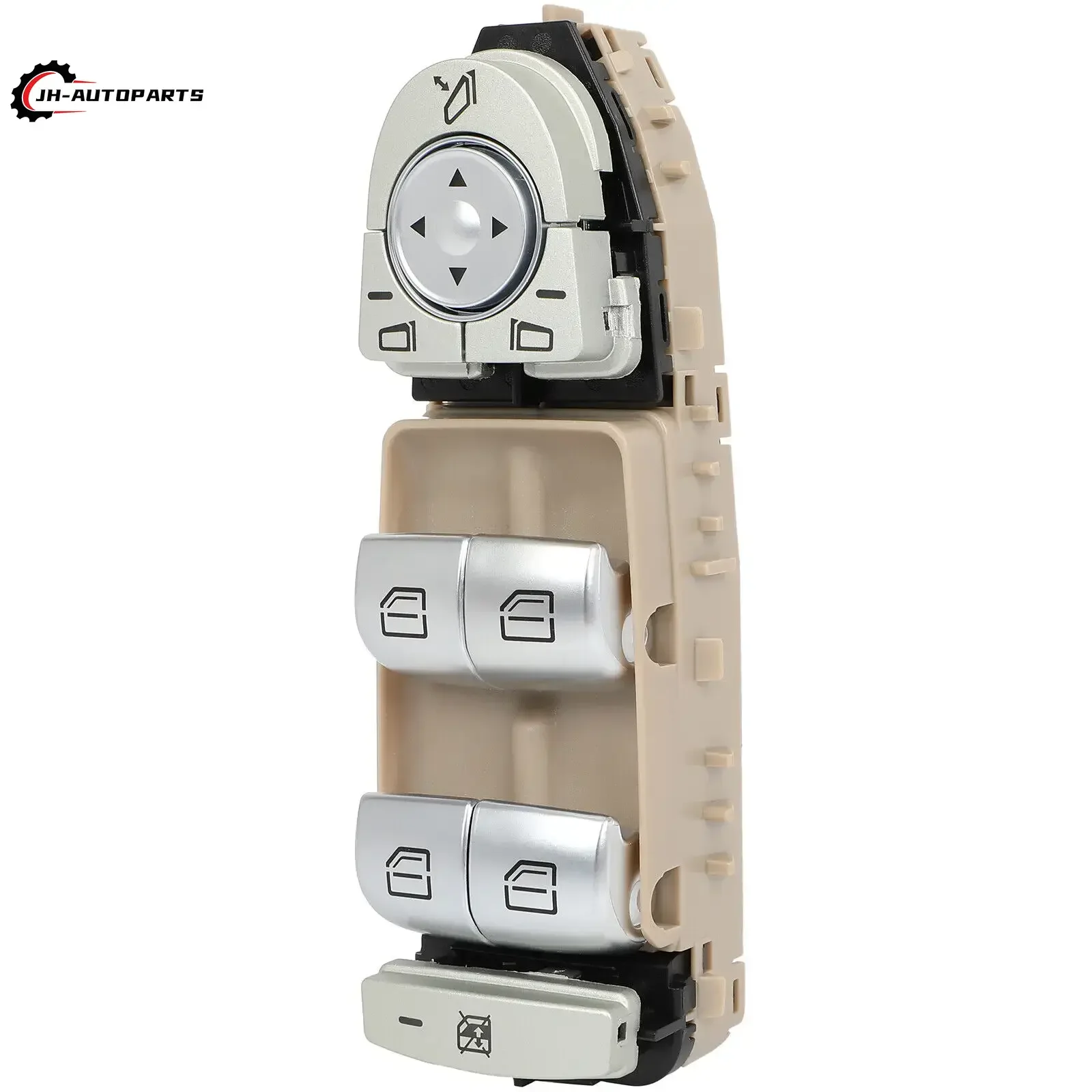 For X253 Mercedes-Benz C253 S205 W205 2013 2014 2015 2016 2017-2022 Master Electric Power Window Control Switch Beige