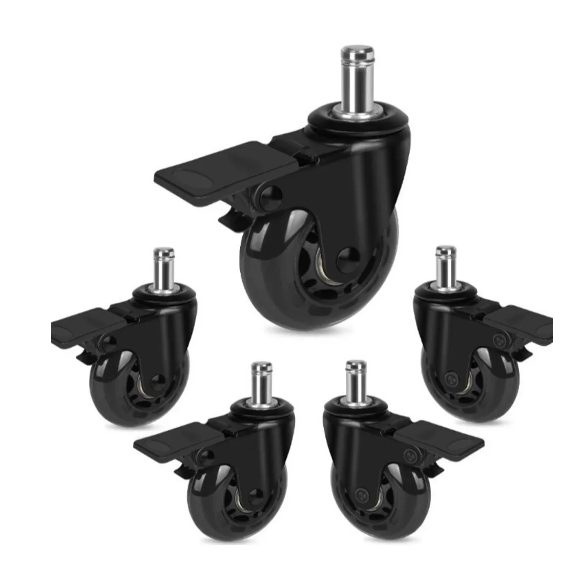 2/4 Pack Office Chair Casters2.5