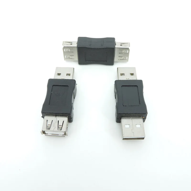

USB 2.0 Type A male Female Coupler Adapter plug socket Connector for PC Laptop Diy Extender Cable Converter L1