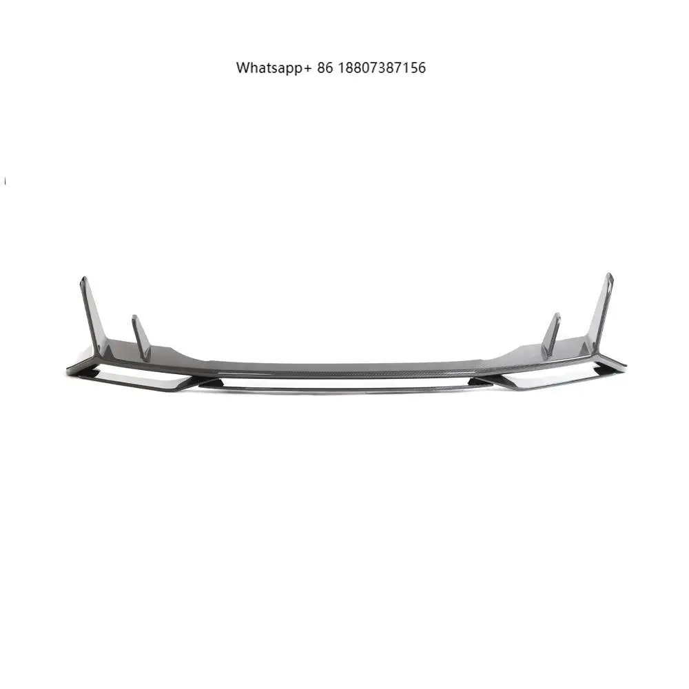 

ForAudi R8 V10 Coupe 2023UP Dry Carbon Fiber Front Bumper Lip Spoiler Splitters