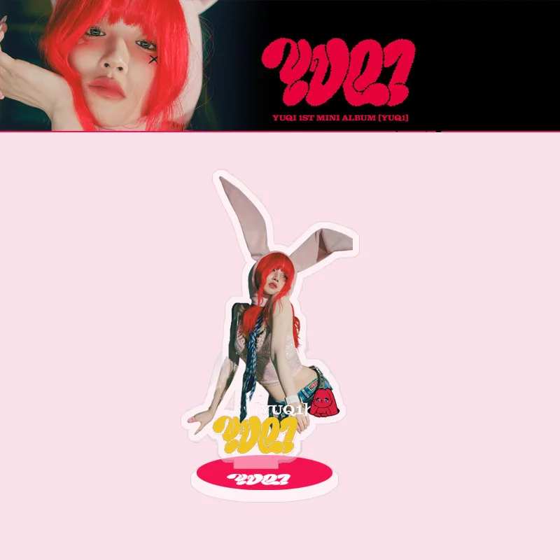 (G) I-DLE Nummer Yuqi Yuqi Album Nieuw Acryl Dubbelzijdig Teken Rondom Dezelfde Stijl