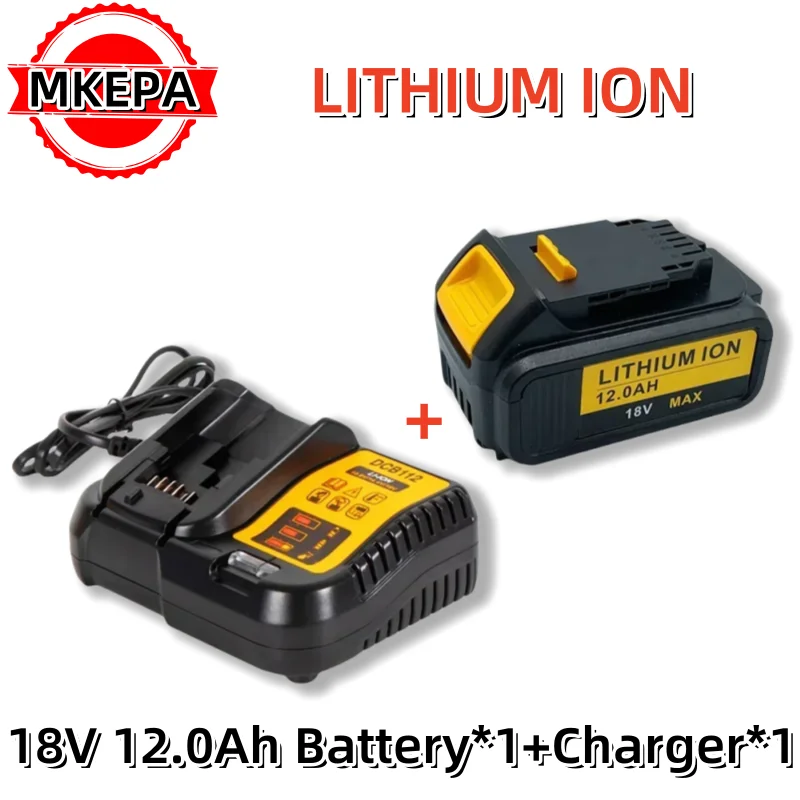 

18V 12000mAh Li-ion Battery DCB180 Rechargeable Battery For DEWALT DCB180,DCB181 XJ DCB200,DCB201,DCB201-2,DCB204,DCB20