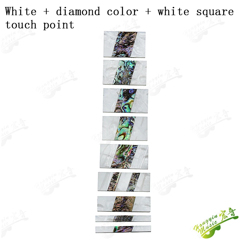 Punto sonoro per chitarra Abalone colore shell guscio bianco tastiera per chitarra materiali per chitarra intarsiati per realizzare accessori