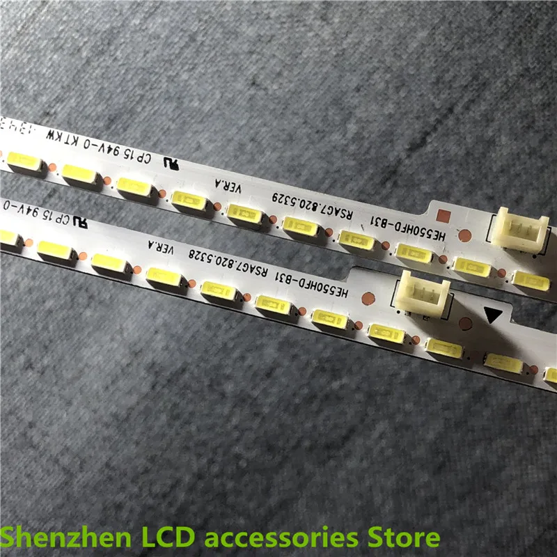 HE550HFD-B31 المادة مصباح RSAG7.820.5328 RSAG7.820.5329 1 قطعة = 54LED 337 مللي متر 100% جديد LCD إضاءة خلفية للتلفاز بار
