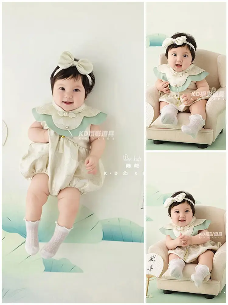 

Hundred Days Baby Photography Props with Ancient Style Theme Childrens Photography Clothing Baby Photography 한국 아기옷