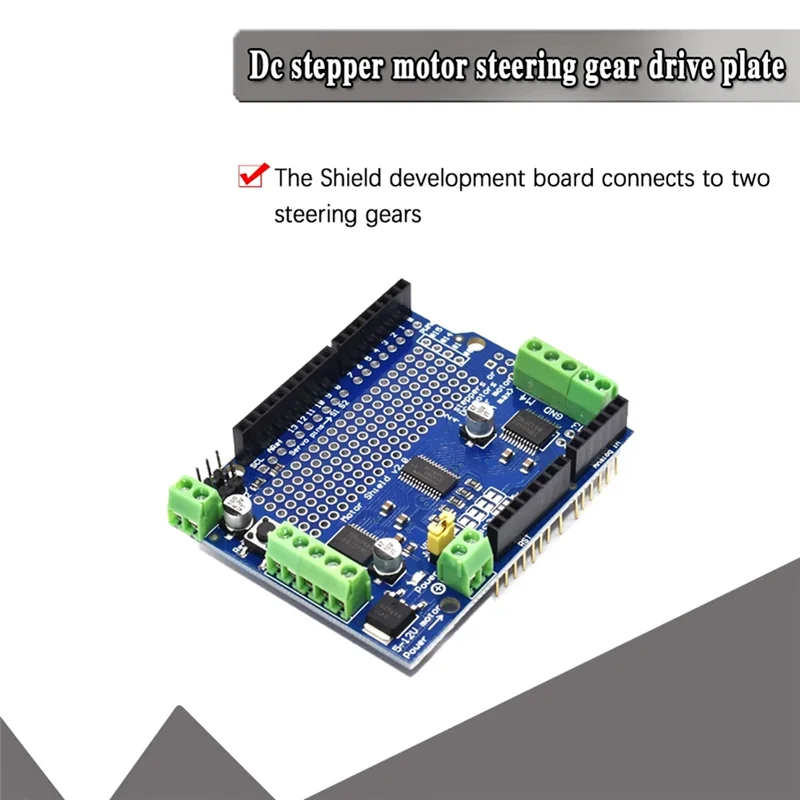 

Y45A-IIC I2C TB6612 Мотор/Stepper Servo Shield V2 DC Stepper PWM Модуль сервопривода для Arduino