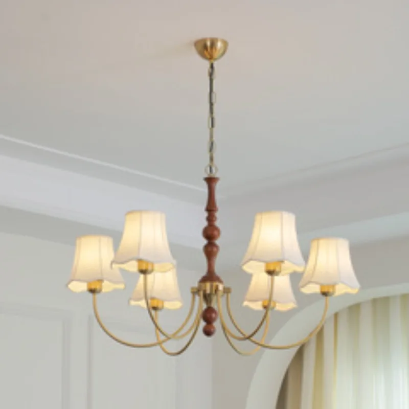 em estilo antigo, as luzes da sala de jantar são de luxo retrô e leve, as luzes principais são avançadas, lâmpadas do quarto de estudo