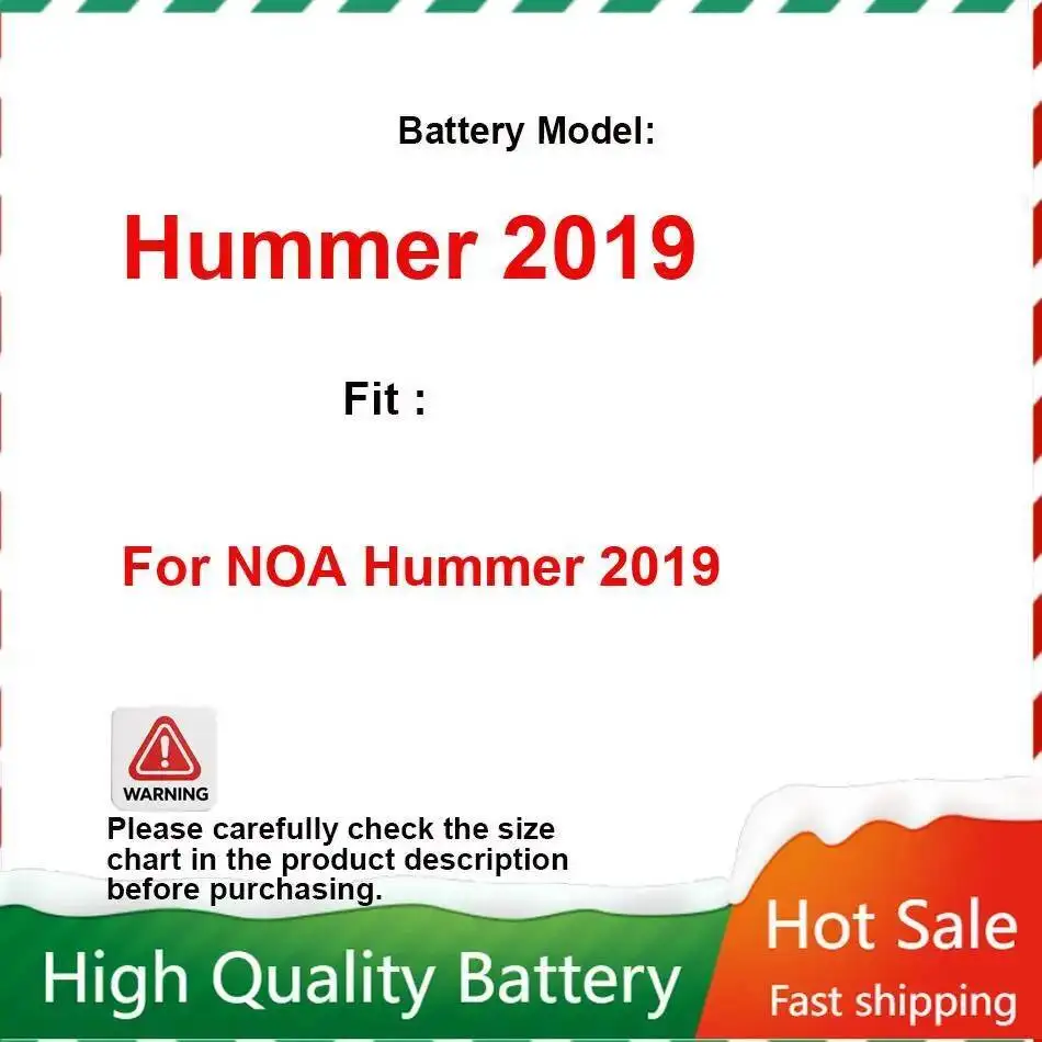 

Для Noa Hummer 2019 аккумулятор для мобильного телефона с быстрой зарядкой 3800 мАч