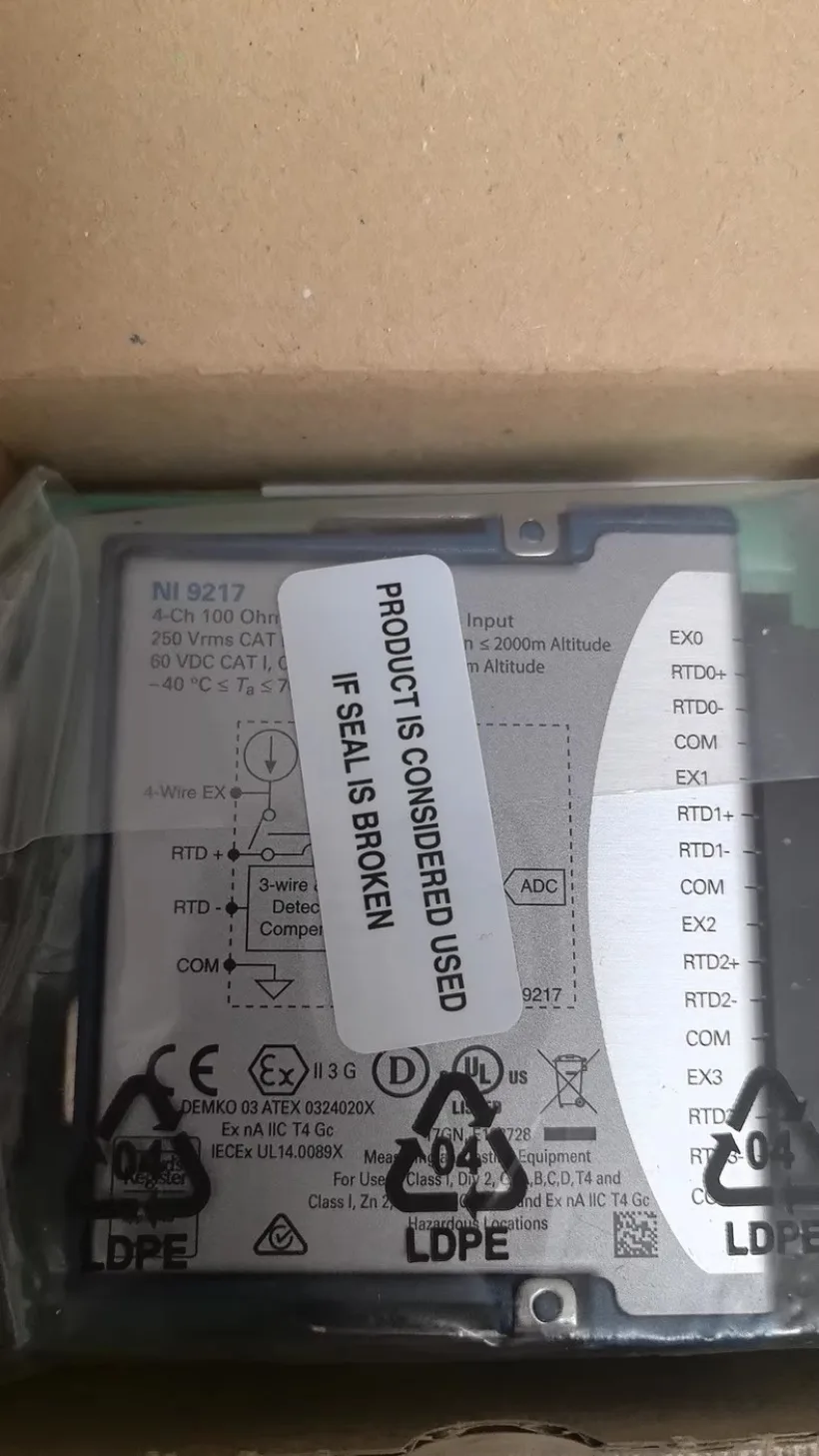 1PC National Instruments NI 9217 cDAQ High-Resolution Temperature DAQ for Compact Systems#Xing