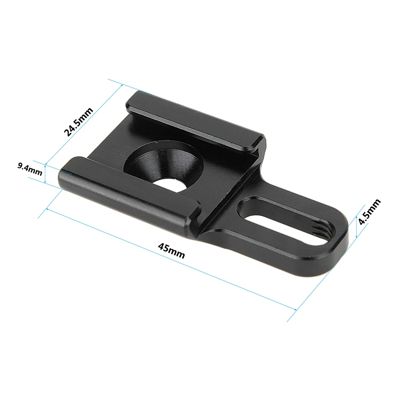 HDRIG uniwersalny uchwyt do butów zimnych z rowkiem montażowym 1/4 "-20 i śruba z ćwiekiem do zestawu ramka do kamery DSLR akcesoria do obuwia