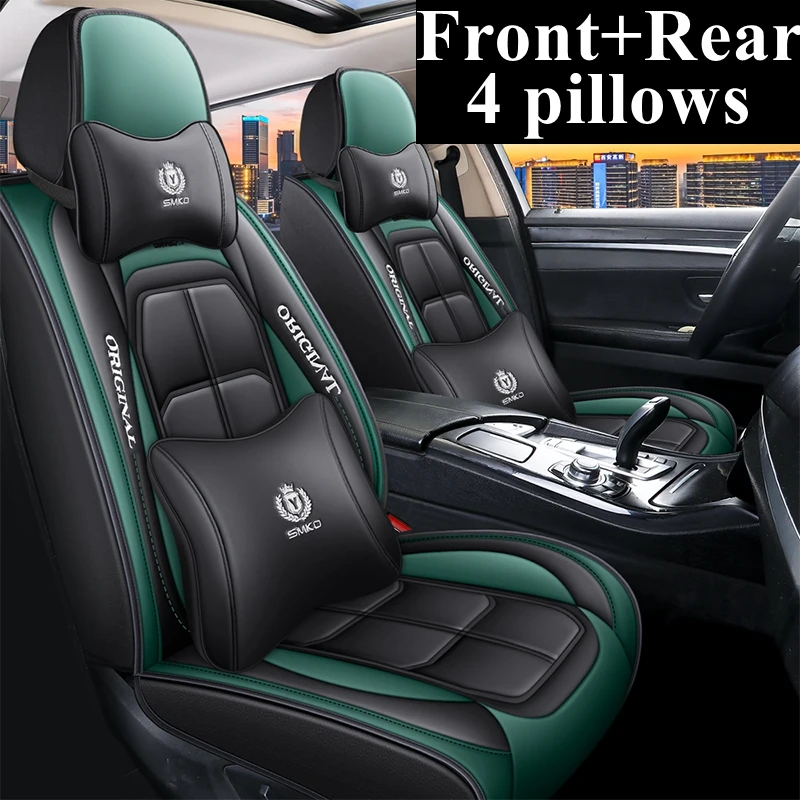 Front+Rear Car Seat Cover for Mazda 2 3 6 CX3 CX5 Axela Koeru Millenia CX-7 Alenza Daewoo Matiz Nexia Lanos Kalos Evanda Magnus