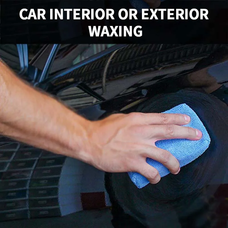 SEAMETAL 13pcs Car Polishing Waxing Sponge Microfiber Polish Scratch-Free Car Detailing Care Tool Kit for Auto Interior/Exterior