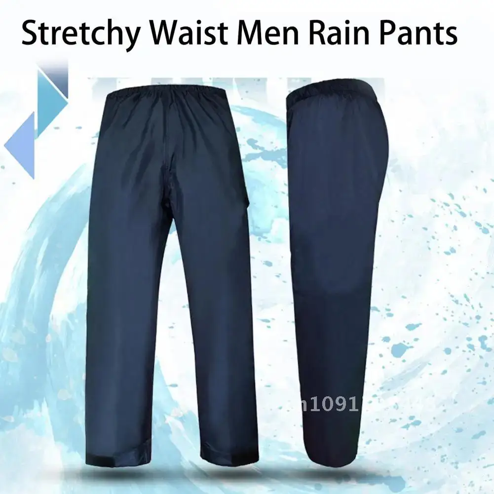 Reliable Rain Trousers Soft Work Rain Pants Unisex Outdoor Hiking Travel Women Men Rainwear  Riding