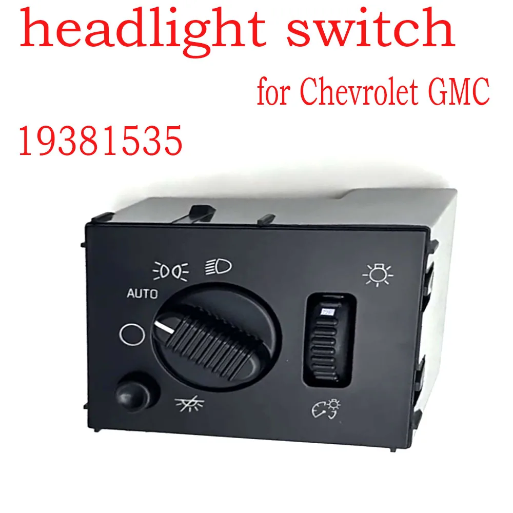 

19381535 for Chevrolet GMC Silverado Auto Parts Headlight Switch Flashing Turn Signal Switch 19381535 15194803