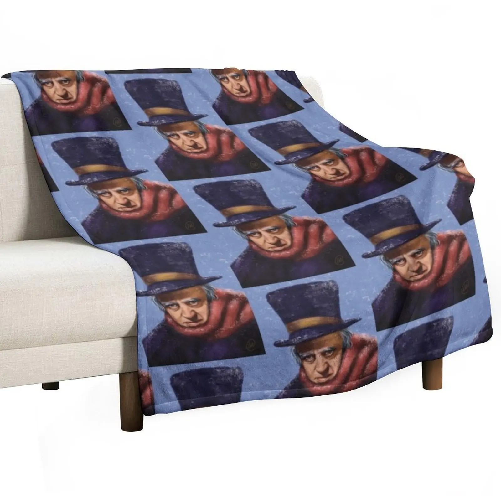 

Scrooge A Christmas Carol Throw Blanket Modern Design Soft Blanket for Home Decor