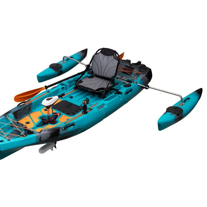 Plastic Float,Kayak Accessories Pontoon Set with Balance Adjustment Handle Upgrade Independent Packing & 10kg Gross Weight