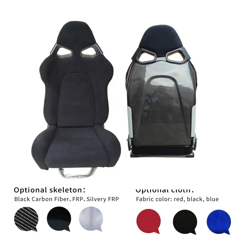 High Quality Universal Adjustable Sport Racing Bucket Car Seats Auto Interior Accessories view 2