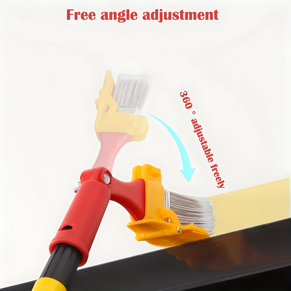 Adjustable Edger Paint Brush Clean Cut Profesional Latex Paint Brush for Home Room Wall Office Ceiling Corner Painting Brush