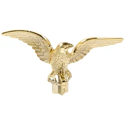 Plastic Eagle Flag Topper nament Diagonal Insertion Flagpole Head Outdoor Garden Meeting Room Decorative Pole Silver Finial