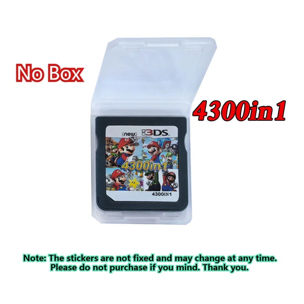 4300in1/208in1/280in1/472in1/520in1 MULTI CART Super Combo Videospiel-Kartuschen-Set für DS NDS 3DS 3DSXL 2DS NDSL NDSI 