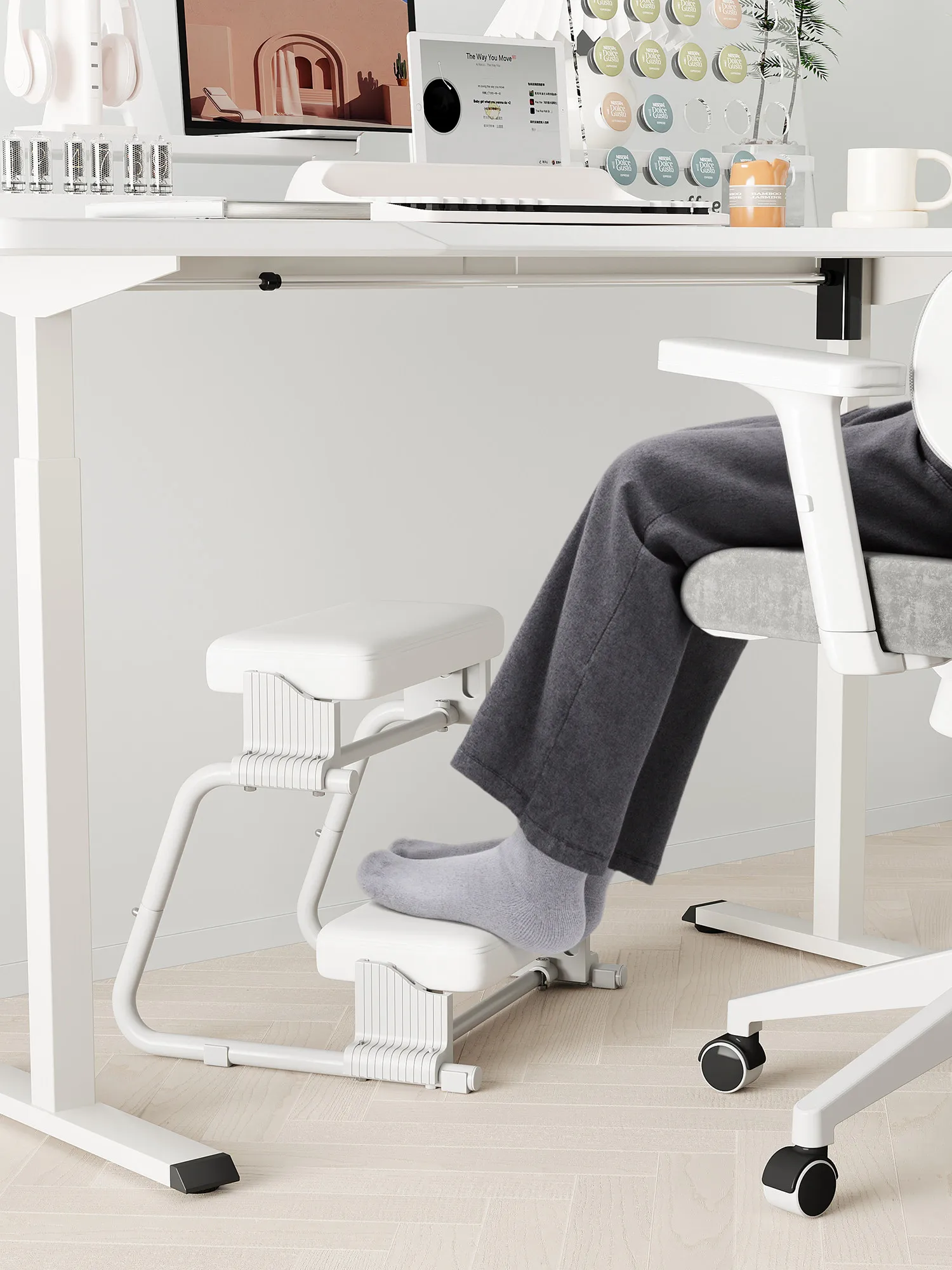Under The Table, Foot Pedal Anti-warping Erlang Leg Artifact, Maternity Sofa, Foot Pedal Workstation, Foot Stool