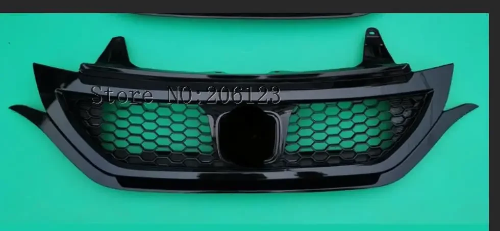 2012 2013 2014 For Honda CRV CR-V  Front Grille Around Trim black