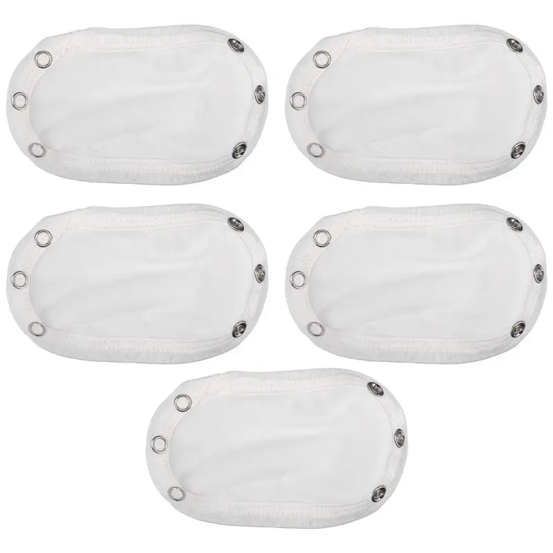 

BEDW-10Pcs Unisex Baby Kids Romper Partner Super Utility Bodysuit Jumpsuit Diaper Romper Lengthen Extend Film(White)