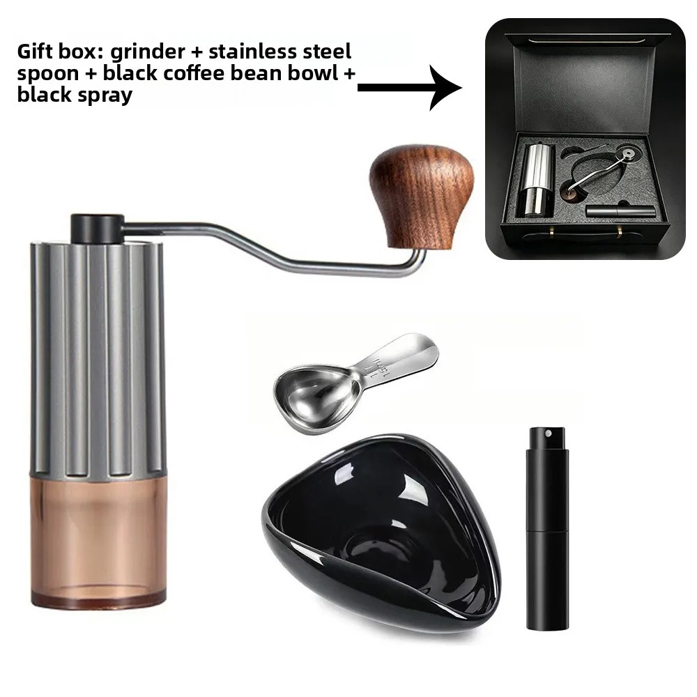 Popular Manual Coffee Bean Grinder Stainless Steel CNC Grinding Core Hand Grinder Set