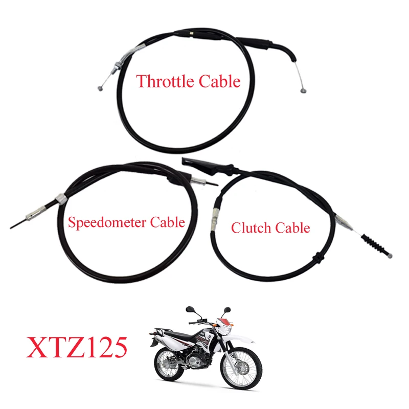 

Motorcycle Throttle/Clutch/Speedometer Cable Wires for Jianshe Yamaha XTZ125 JYM125-9 Motocross Control Cables Motor Parts